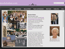 Tablet Screenshot of moshekahan.com